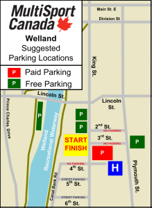 2013 Welland Parking Map