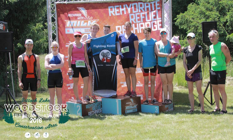 Woodstock Give-It-A-Tri 2016 - Top 5 Women and Men